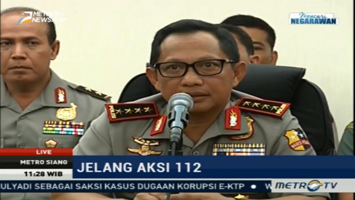 Polri Pegang Komitmen Panitia Aksi 112