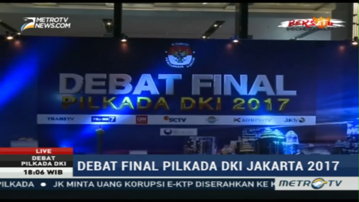 Ahok Tiba di Lokasi Debat