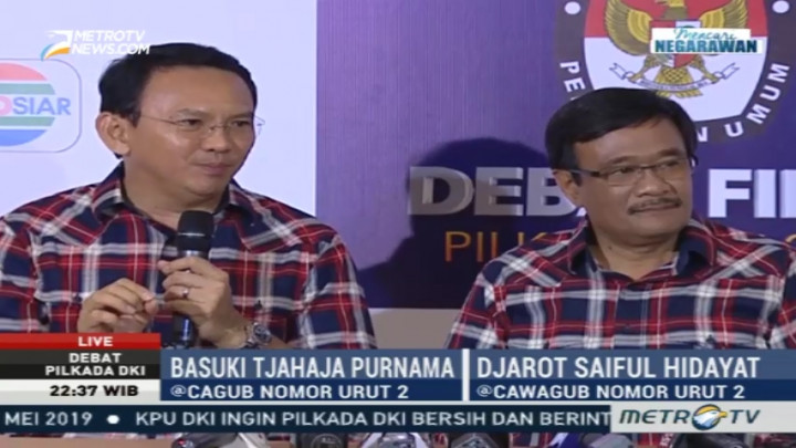 Sindir Paslon 1 dan 3 Bagai Om Tante, Ini Penjelasan Ahok