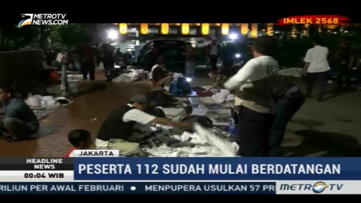 Ratusan Peserta Aksi 112 Sudah Mulai Berdatangan di Masjid Istiqlal