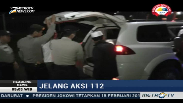 Jelang Aksi 112 Polisi Gelar Razia di Pintu Tol Cikupa