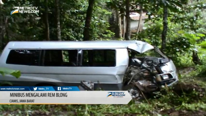 Rem Blong, Minibus Rombongan Siswa MIN Neglasari Terjun ke Jurang