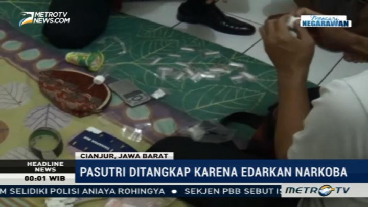 BNN Cianjur Tangkap Pasutri Pengedar Narkoba