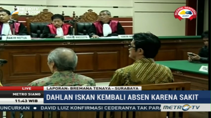 Dahlan Iskan Kembali Absen Sidang Kasus Penjualan Aset BUMD