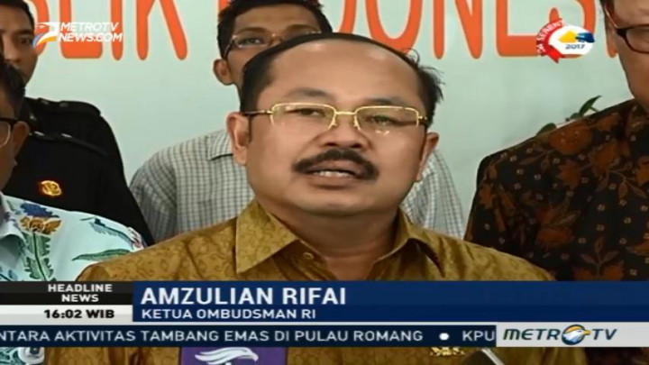 Soal Status Ahok, Ombudsman Dukung Mendagri Tunggu Pendapat MA
