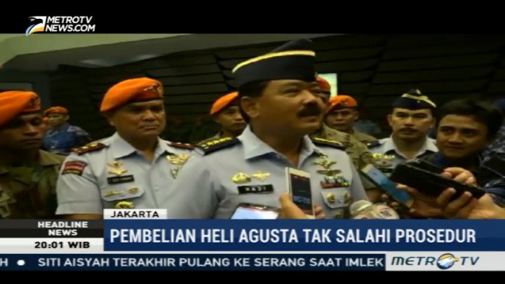 Pengadaan Heli AgustaWestland AW101 Tetap Dilanjutkan