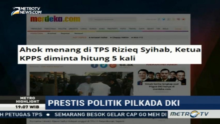 Prestis Politik Pilkada DKI Jakarta