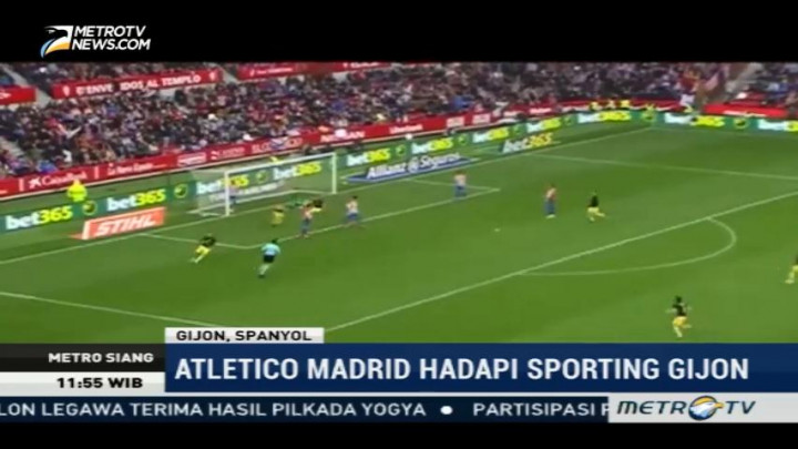 Gameiro Cetak Hattrick, Atletico Madrid Hajar Sporting Gijon 4-1