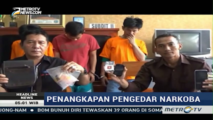 Tiga Pengedar dan Pemakai Narkoba di Bengkulu Dibekuk