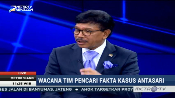 Johnny Plate Yakin TPF Kasus Antasari akan Hasilkan Titik Temu