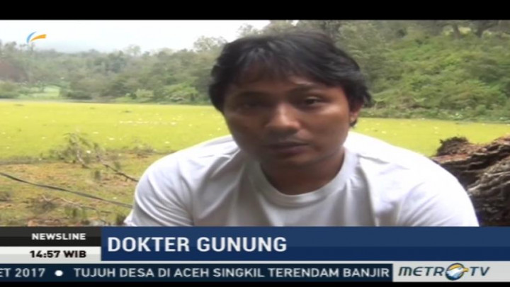 Alam Menjadi Ruang Praktek Sang Dokter Gunung