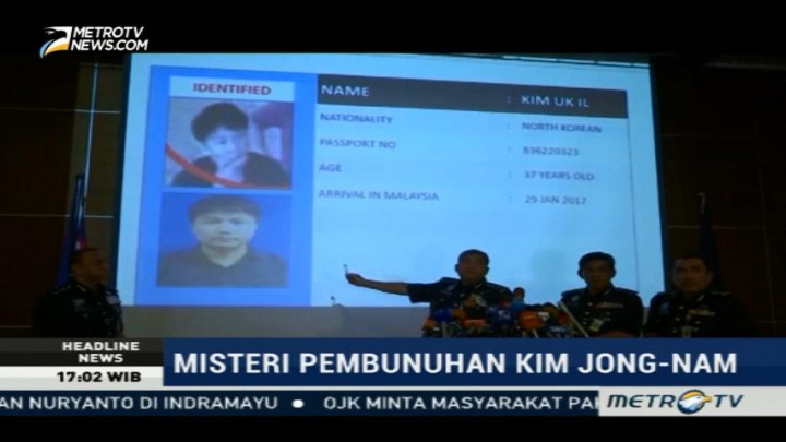 Malaysia Rilis Identitas Terduga Pembunuh Kim Jong-nam Asal Korut