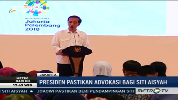 Jokowi Angkat Bicara Soal Siti Aisyah