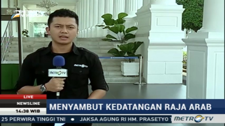 Istana Berbenah Sambut Kedatangan Raja Arab