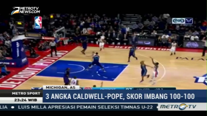 Pistons Tekuk Hornets 114-108