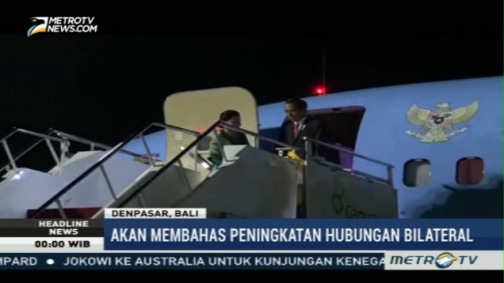 Presiden Jokowi Bertolak ke Australia