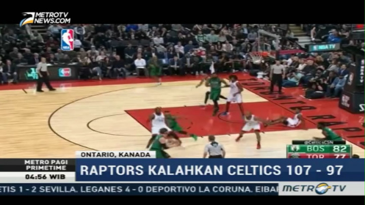 Raptors Kalahkan Celtics 107-97