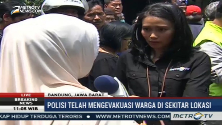 Ledakan di Bandung, Saksi: Pelaku Bawa Senjata Tajam Sambil Tersenyum