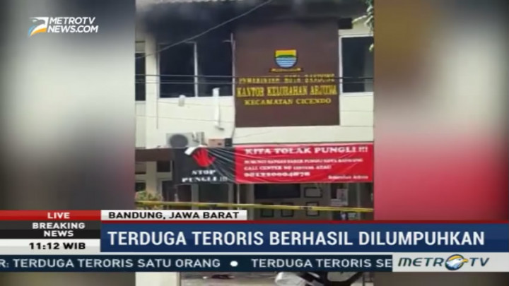 Api di Kantor Kelurahan Arjuna Sudah dapat Dipadamkan