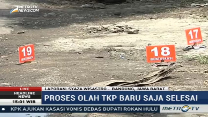 Olah TKP Ledakan Bom di Bandung Selesai, Polisi Sita Beberapa Barang Bukti