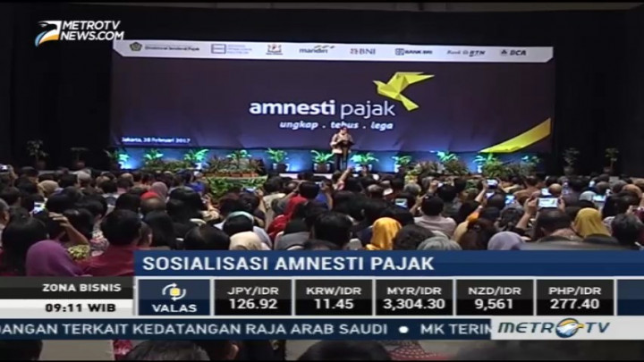 Presiden Sosialisasi Tahap Akhir Amnesti Pajak