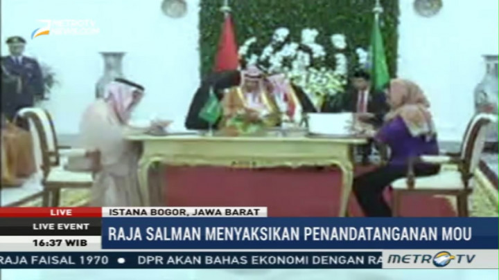 10 Menteri Tandatangani MoU RI-Arab Saudi