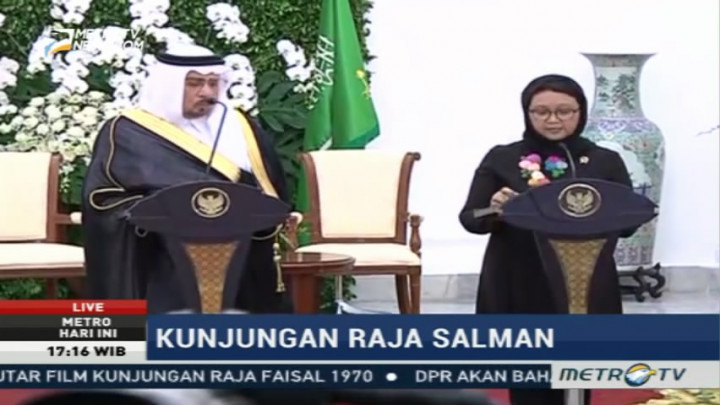 Menlu: Hubungan RI-Arab Meningkat Sejak Kunjungan Presiden di Tahun 2015