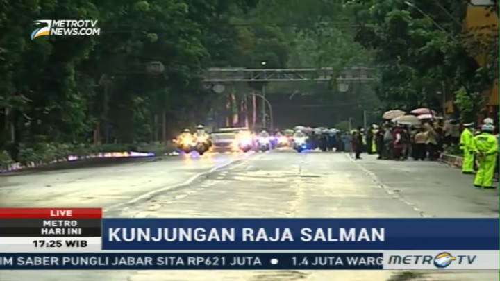 Rombongan Raja Salman Menuju ke Jakarta