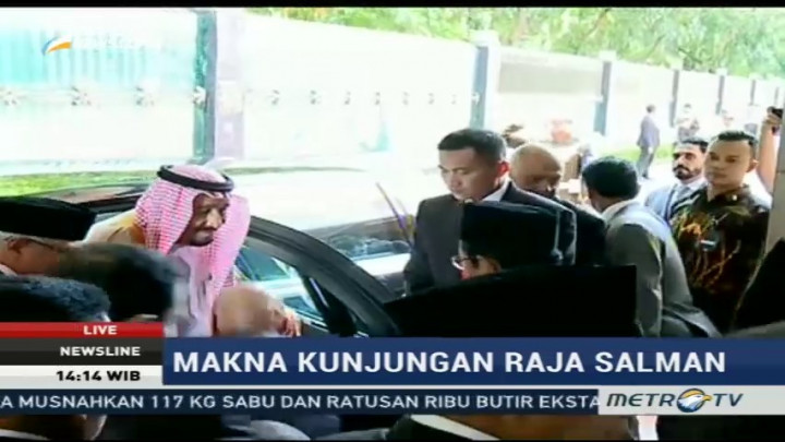 Presiden Sambut Kedatangan Raja Salman di Masjid Istiqlal