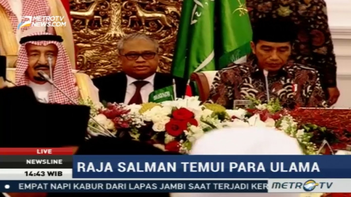 Sambutan Raja Salman Saat Temui Ulama Indonesia