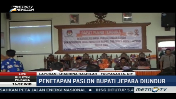 Selisih Suara 2,5%, Gugatan Bupati Jepara No Urut 1 Masuk ke MK