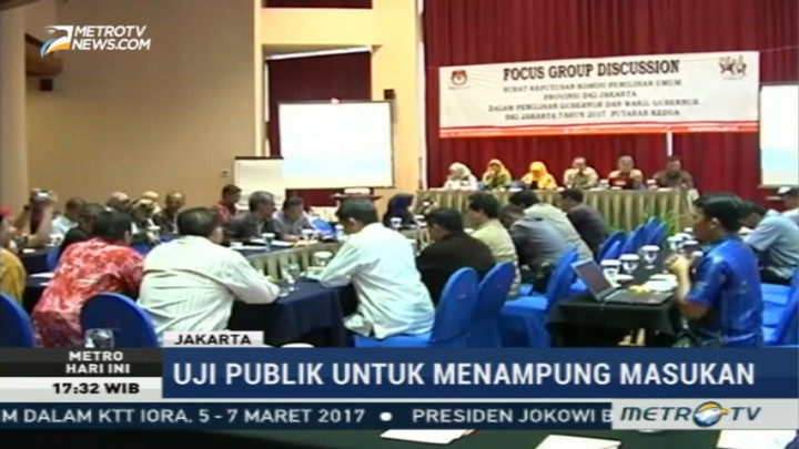 KPU DKI Jakarta Gelar Uji Publik Putaran Kedua Pilkada