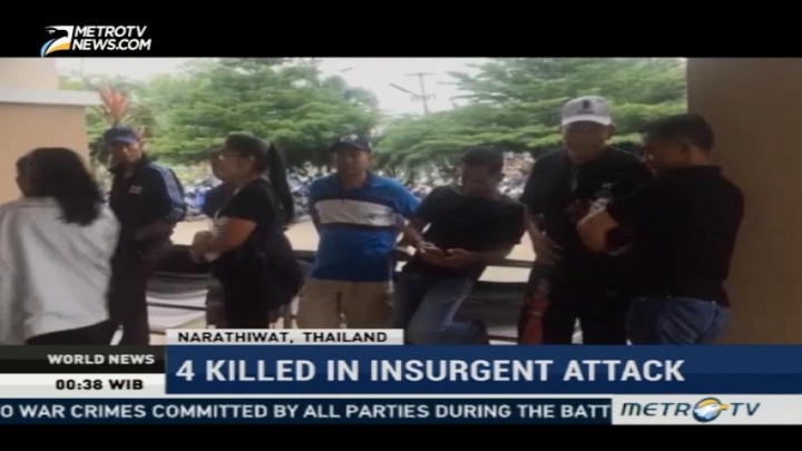 Four Killed in Insurgent Attack in Thailand