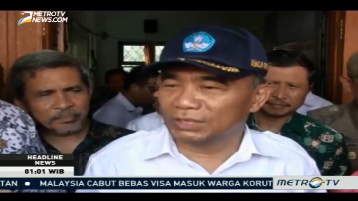 Mendikbud: Ada Salah Konstruksi di SMAN 1 Muara Gembong