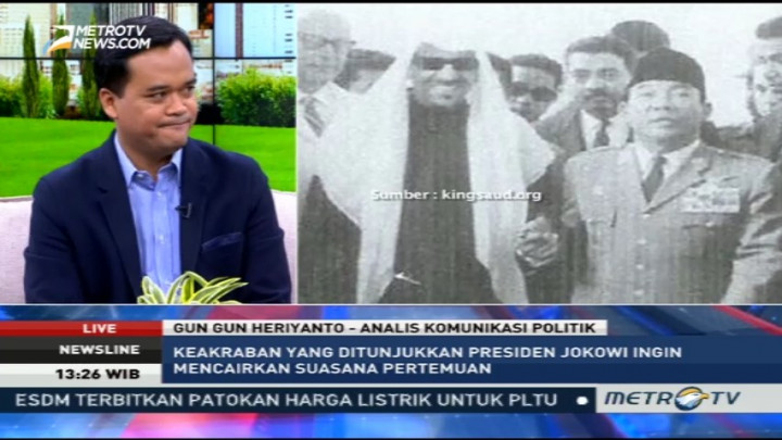 Gaya Presiden Menyambut Raja Salman (1)