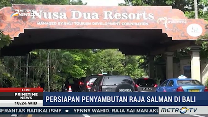 Persiapan Penyambutan Raja Salman di Bali