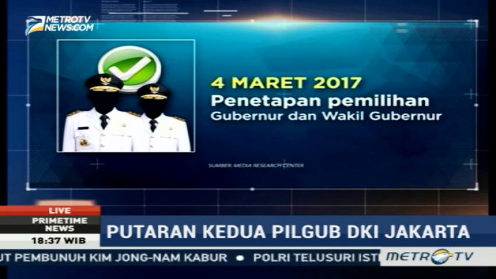 Ini Tahapan Pilkada DKI Putaran Kedua