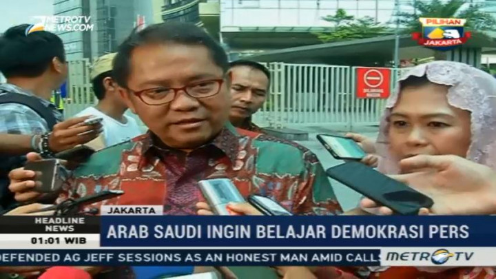 Arab Saudi Ingin Belajar Sistem Demokrasi Pers dari Indonesia