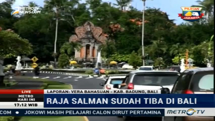 Raja Salman Tiba di Bali