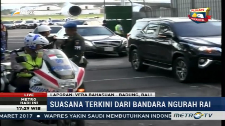 Iring-iringan Raja Salman Menuju Hotel St Regis