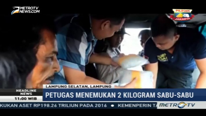 Polres Lampung Selatan Ringkus Kurir Narkoba Antar Pulau