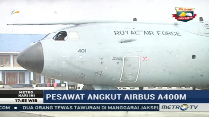 Airbus A400M Milik Royal Air Force Dipamerkan di Halim