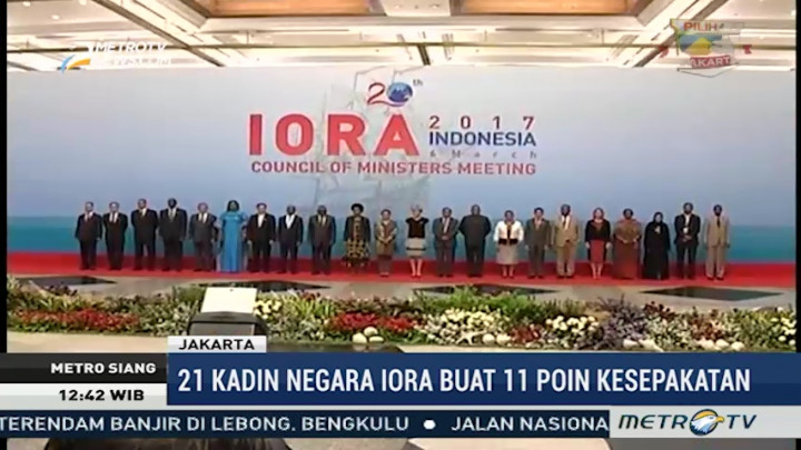 KTT IORA 2017 Hasilkan 11 Kesepakatan
