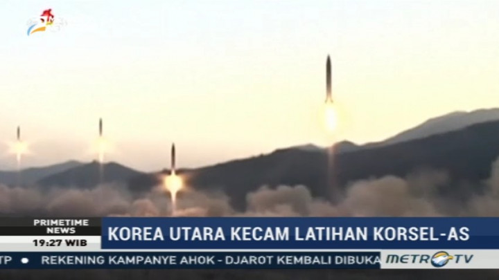 Kecam Latihan Militer Kosel-AS, Korut Luncurkan 4 Rudal Balistik