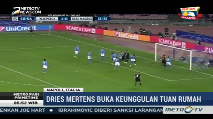Hajar Napoli, Real Madrid Melaju ke Perempat Final