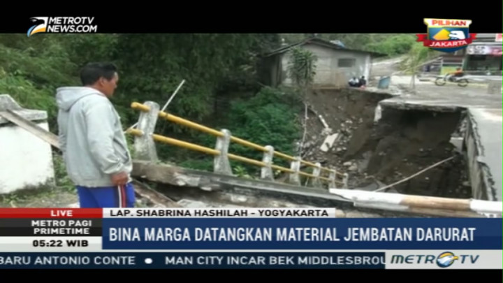 Material Jembatan Darurat Boyolali-Magelang Sudah Tiba