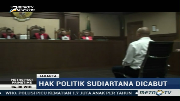 Terbukti Suap,  Putu Sudiartana Divonis Enam Tahun Penjara