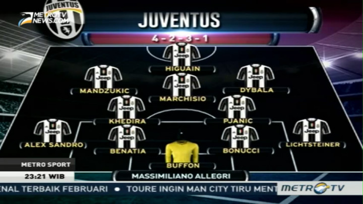 Lawan AC Milan, Allegri Diprediksi Tetap Gunakan Formasi 4-2-3-1