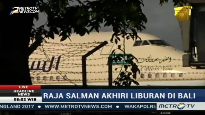 Raja Salman Akhiri Liburan di Bali Siang Ini