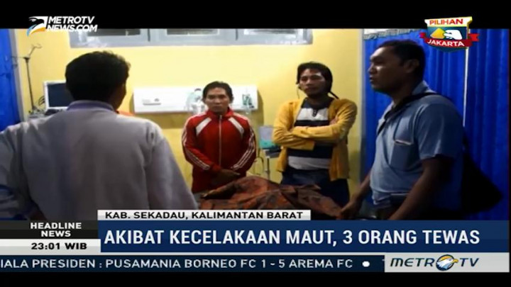 Tiga Orang Tewas dalam Kecelakaan Maut di Kabupaten Sekadau
